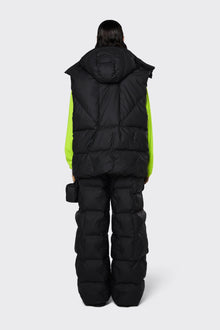 Show Block Puffer Vest, Black