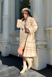 Petite Studio's Sienna Wool Coat in Plaid