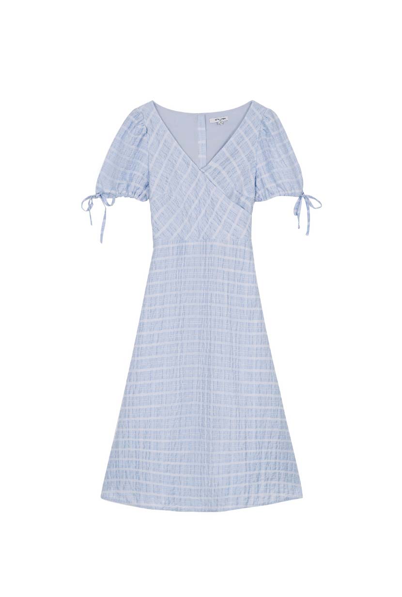 Petite Studio's Lottie Dress in Blue Gingham