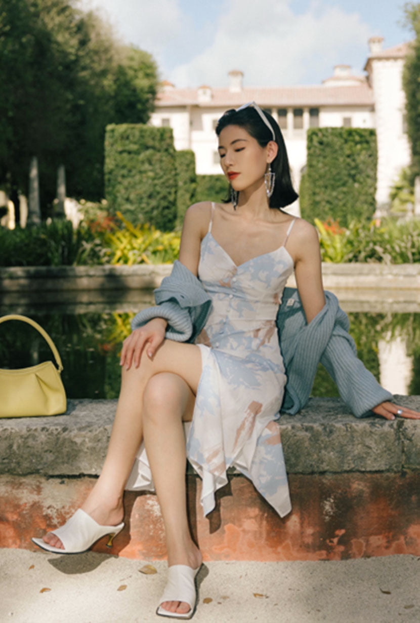 Petite Studio's Francisco Dress in Abstract Colors