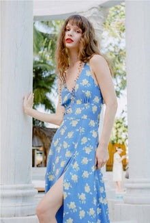 Petite Studio's Frida Dress in Blue Floral