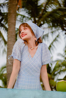 Petite Studio's Lottie Dress in Blue Gingham