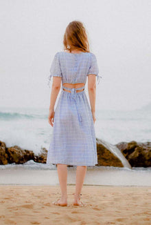 Petite Studio's Lottie Dress in Blue Gingham