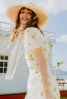 Petite Studio's Lottie Dress in Ivory Organza