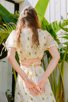 Petite Studio's Lottie Dress in Ivory Organza