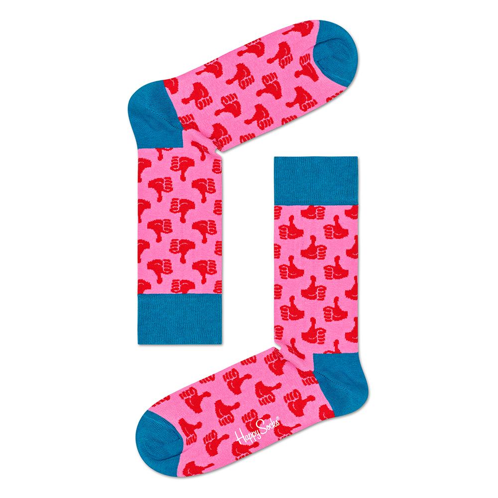 Thumbs Up Sock, Pink