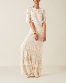 Tia Dress, White