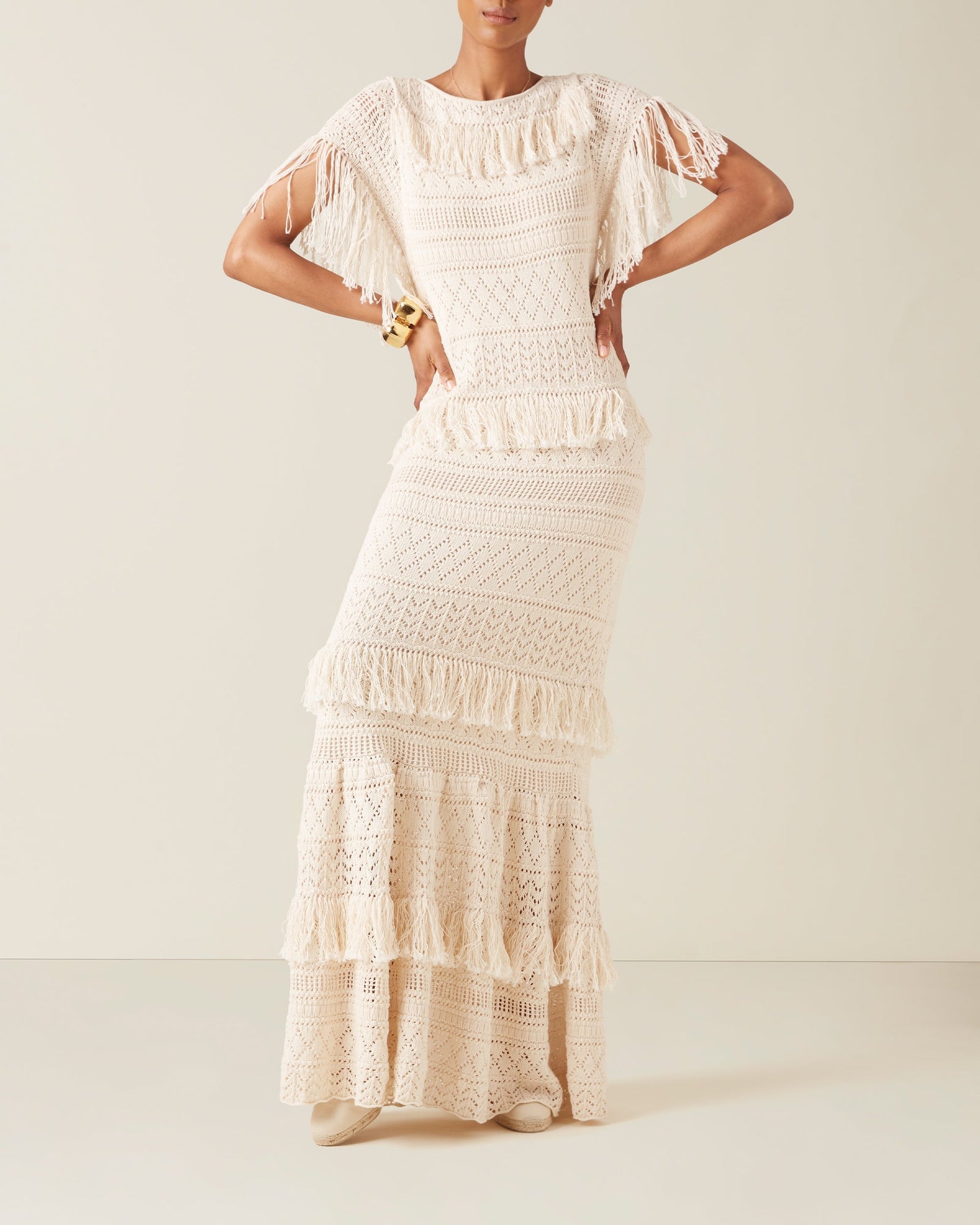 Tia Dress, White