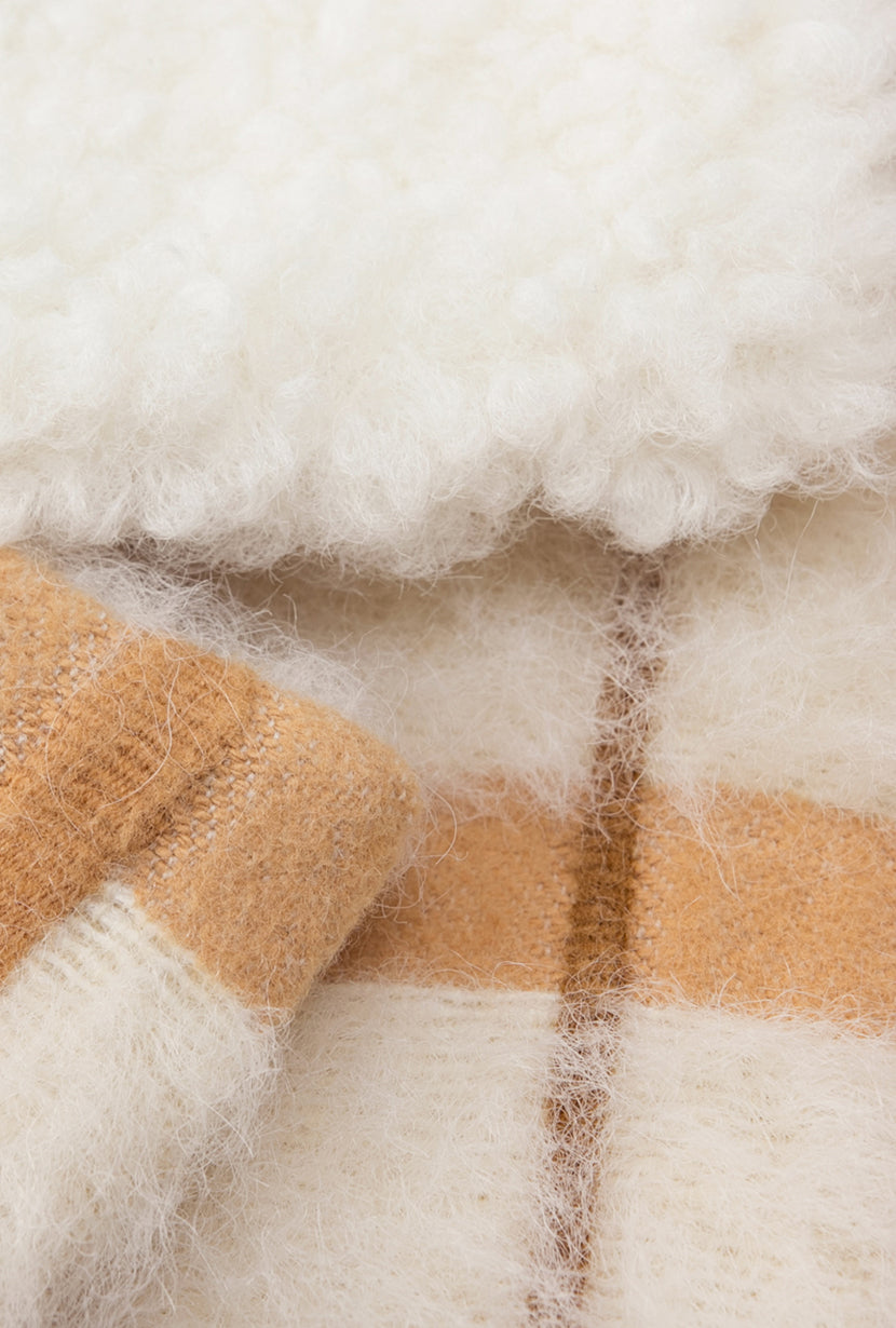 Petite Studio's Sienna Wool Coat in Plaid