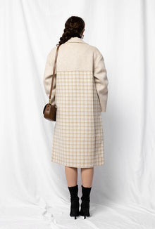 Petite Studio's Teagan Wool Coat in Plaid