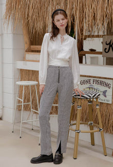 Petite Studio's Addison Pants in Houndstooth