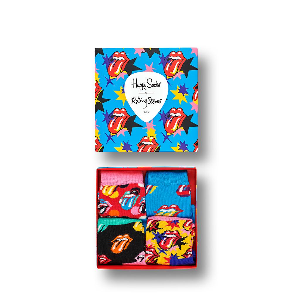 Kids Rolling Stones Sock Box Set, Pstl Comb