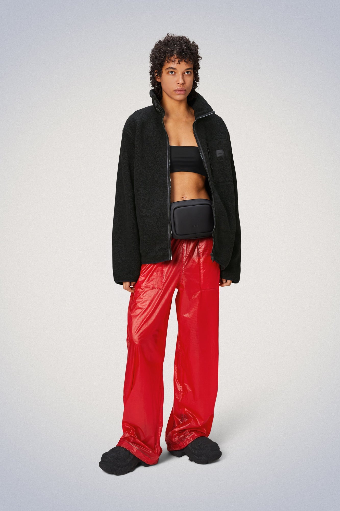 Rains Yermo Fleece Jacket Jackets 01 Black