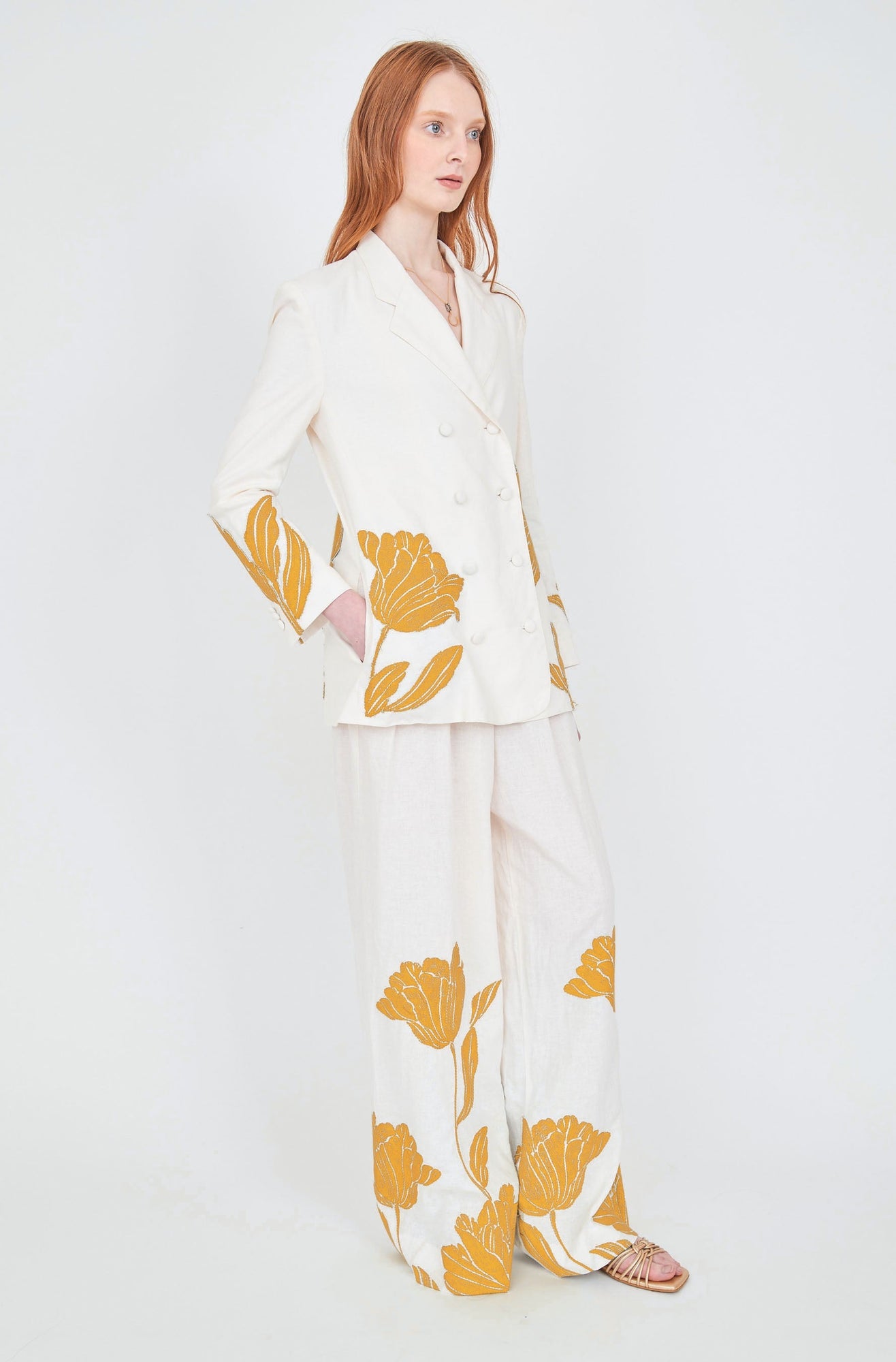 Bailey Blazer - Marigold Iris