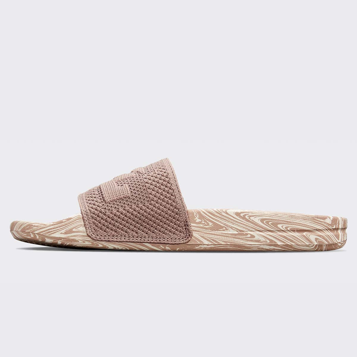 Women's Big Logo TechLoom Slide Almond / Pristine / Marble