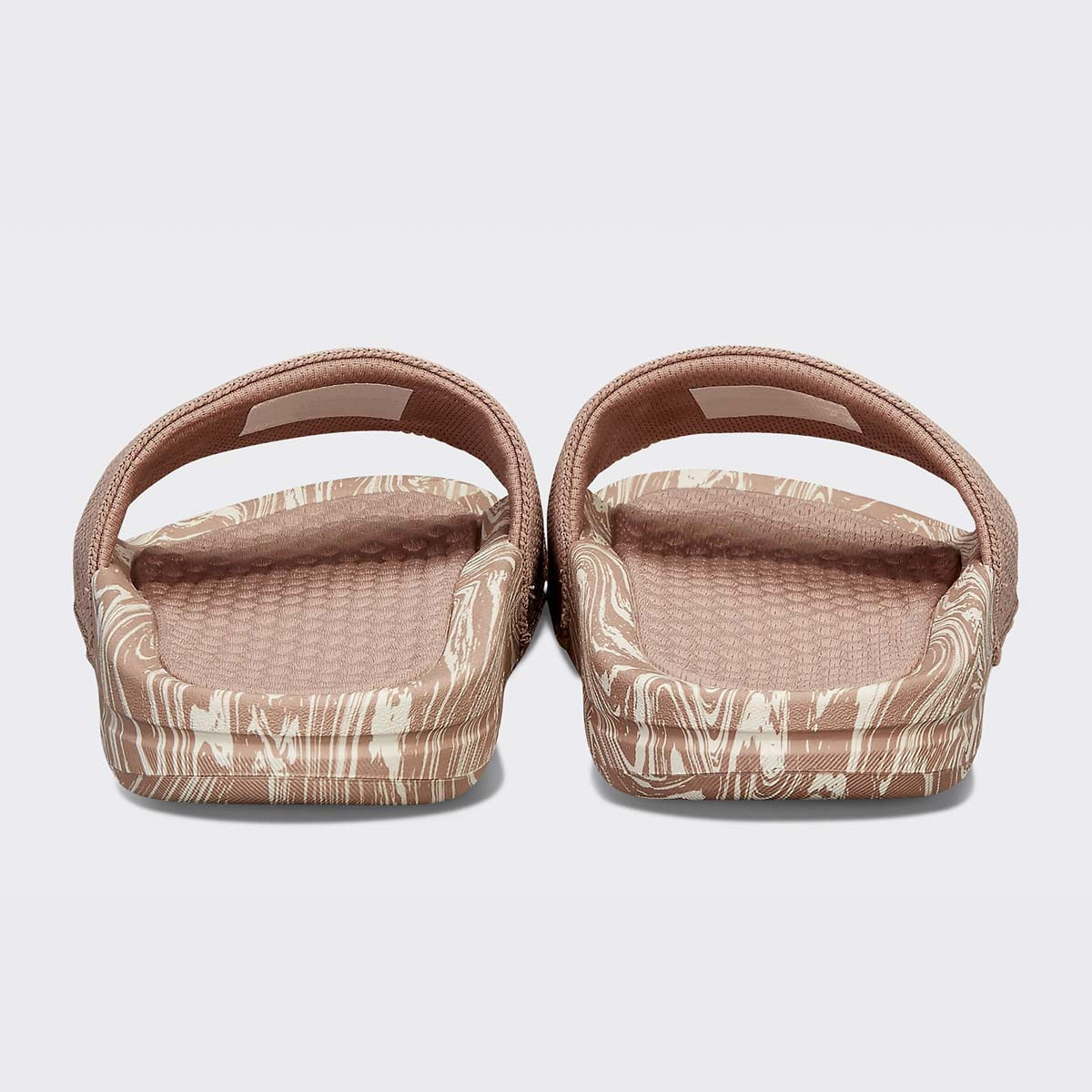 Women's Big Logo TechLoom Slide Almond / Pristine / Marble