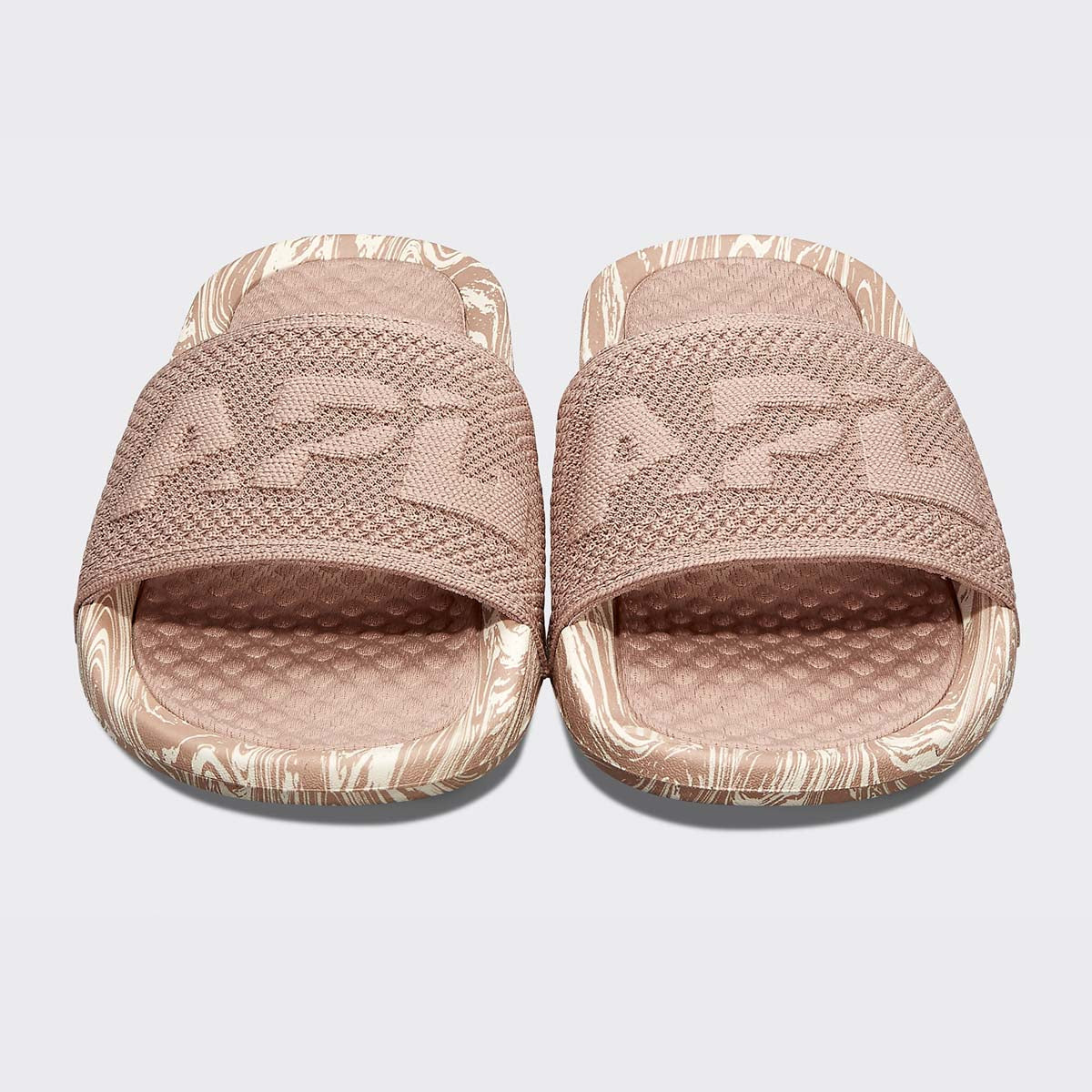 Women's Big Logo TechLoom Slide Almond / Pristine / Marble