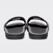 Women's Big Logo TechLoom Slide Black / Gold / Silver