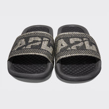 Women's Big Logo TechLoom Slide Black / Gold / Silver