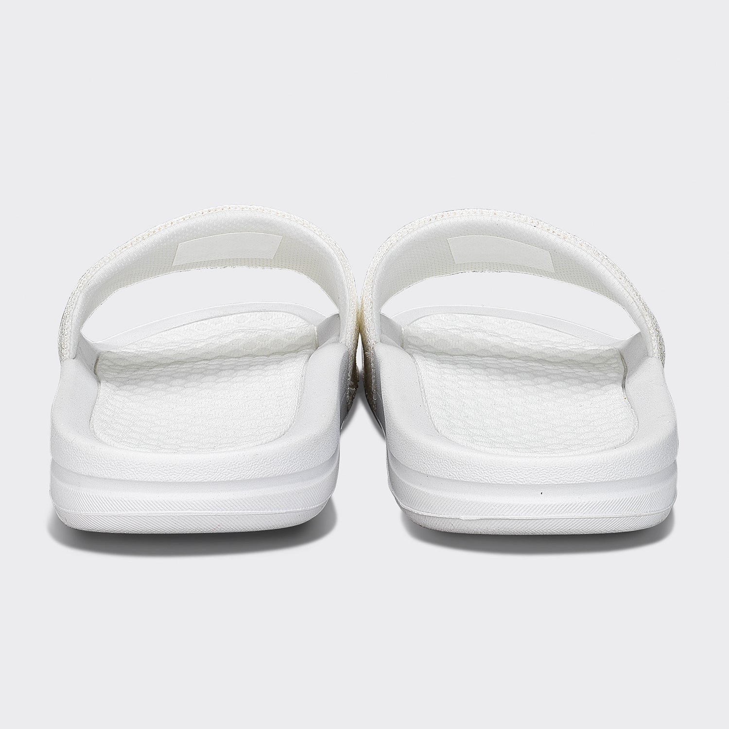 Women's Big Logo TechLoom Slide Metallic Pearl / White