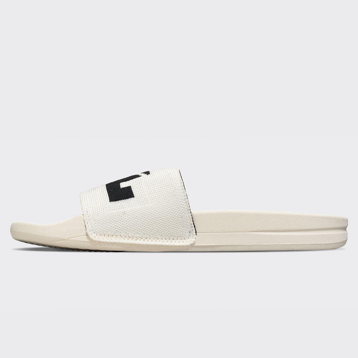Women's Big Logo TechLoom Slide Pristine / Black