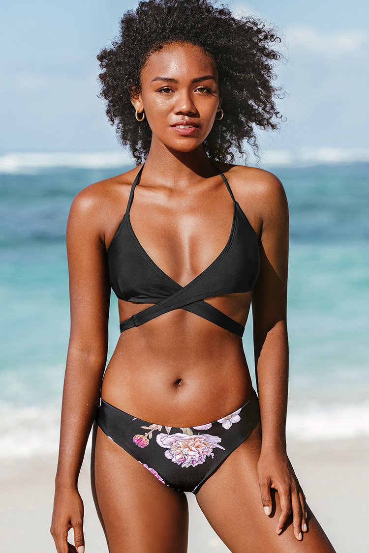 Colette Halter Wrap Low Waist Bikini