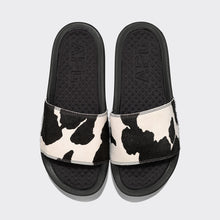 Men's Iconic Slide Black / White / Cow
