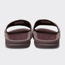 Men's Iconic Slide Deep Brown / White / Cow