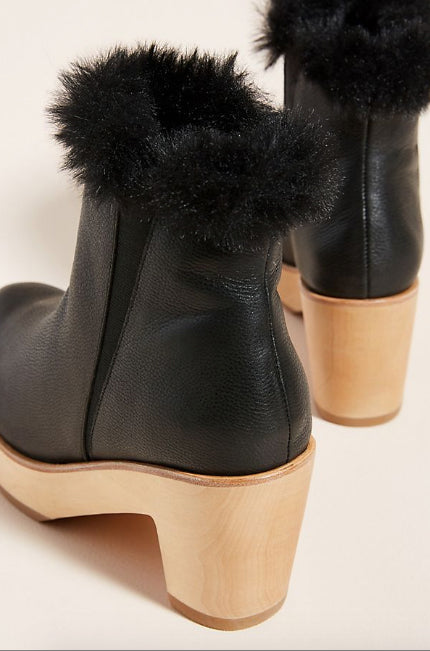Parker Alpine Clog Boot Black
