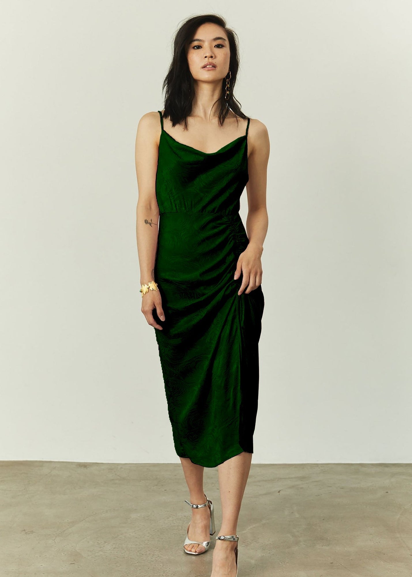 Simone Dress - Emerald